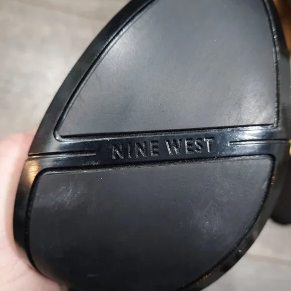 Nine West Women Devika Black Suede Pumps US Size 7.5 Dressy Event Office - Picture 7 of 11